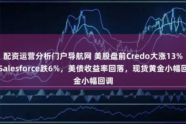配资运营分析门户导航网 美股盘前Credo大涨13%,Salesforce跌6%,美债收益率回落,现货黄金小幅回调